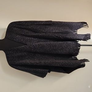 Reversible microfleece poncho